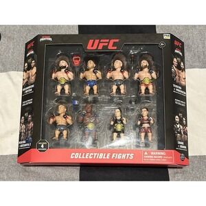 PMI UFC Octagon Fighters Collectibles Fights 8 Pack Figures MMA